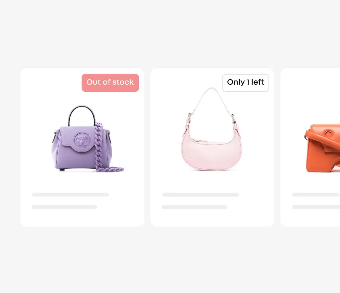 Sortler | Visual Product Merchandising Tool for eCommerce, Manage low-stock and out-of-stock products